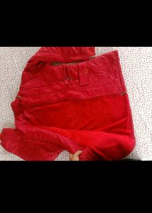 Red Quilted Jacket