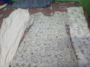 free delivery Printed Kurta Set! with dupatta 2