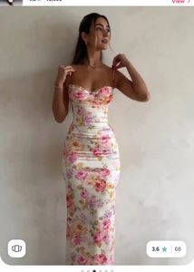 Viral Floral Bodycon Dress- Lace trimmed