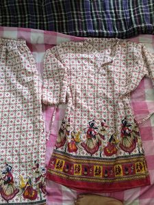 short kurti with plazo