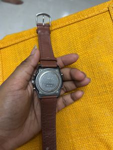Expedition Watch with Brown Leather Strap