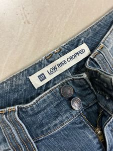 Y2K Vintage Low Waist Cropped Denim Jeans