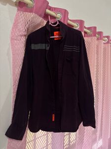 Men's Deep Plum Casual Shirt