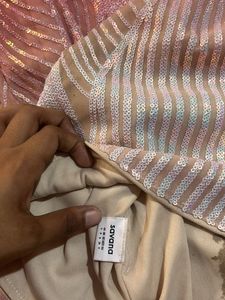 Sparkling Halter Neck Party Dress