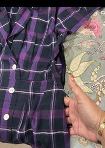 Plaid Shirt Dress