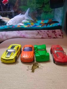 Set of 4 hot wheels Toy Cars