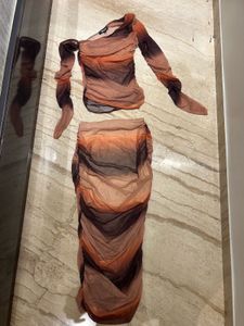 Chic Ombre Ruched Midi corset