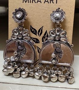 Ethnic Silver Earrings