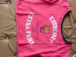 Crop T-shirt With Size 'L'