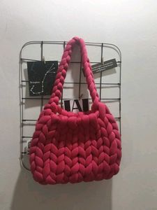 Chunky Knit Hand Bag