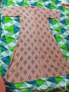 Beautiful Pink Printed Kurta