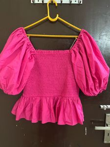 H&amp;m Brand Hot Pink Top