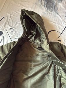 Olive Green Puffer Jacket
