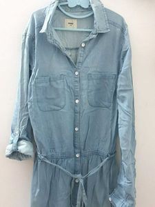Blue Denim Shirt Dress