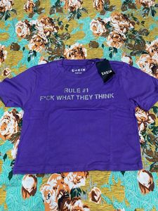 SHEIN Graphic Crop T-Shirt