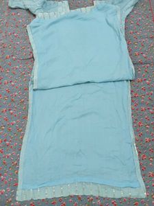 Stunning Sequined Blue Kurta