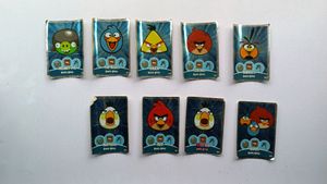 ANGRY BIRD,Cars,Wwe CARDS