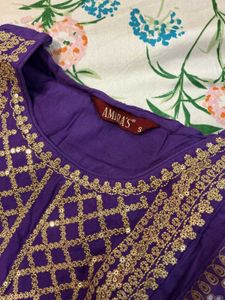 Purple Kurta Set