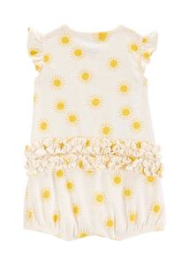 Adorable Sun Print Baby Romper