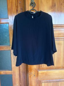 Uniqlo boxy high neck top