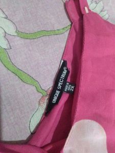 Pink Polka Dot Spaghetti Strap top