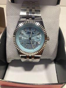Stylish Blue Dial Watch Very premium Quality
