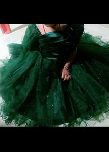 Sparkling Emerald Green Party Dress