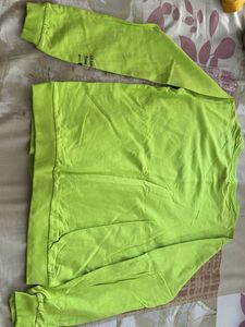 Neon Green Graphic Sweatshirt