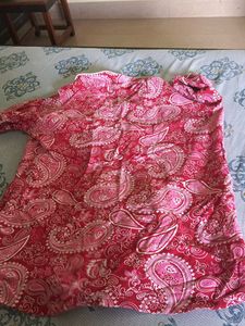 Women's Pink Paisley Pajama Set