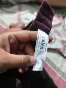 I. Sheer Burgundy Bra
