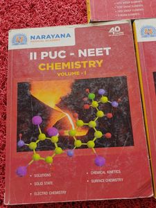 Narayana NEET Chemistry Textbooks Vol I, II, III