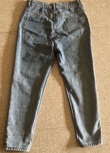 Ripped Knee Denim Jeans