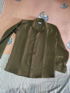 Men's Textured Long Sleeve Shirt