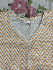 Designer short Kurti with Chevron Print