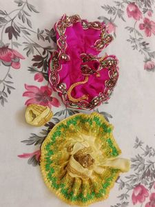 Baby Krishna Dress Set for janmashtami celebration