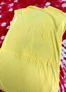 Tie Up Cotton Chic Printed Fit And Flayer Dress