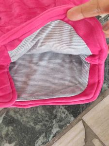 Cute Pink Baby Vest with Sheep
