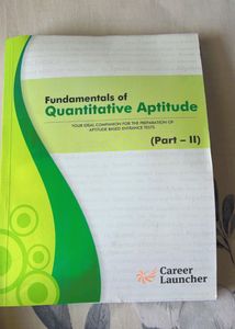 Quantative Aptitude Books For Entrance Exams (2books)
