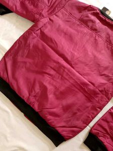 Burgundy Bomber Jacket