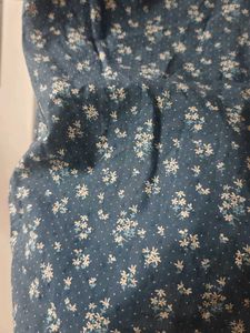 Men's Blue Floral Short Sleeve Shirt