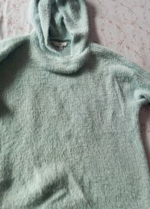 Cozy Mint Green Fuzzy Sweater