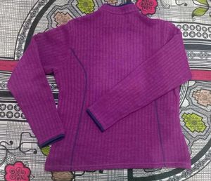 💜 Purple Quarter-Zip Sports Sweater!