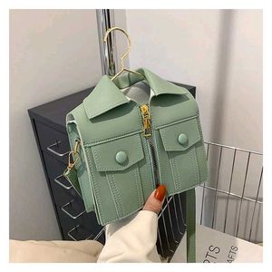 Cute Jacket Shaped Crossbody Bag - 2