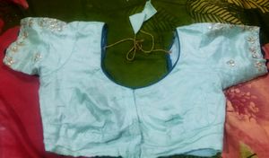 Cyan Colour Blouse