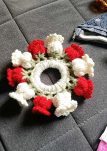 Handmade Crochet Hair Scrunchie
