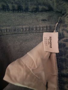 High Waist Light Wash Embroidered Jeans