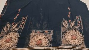 Elegant Floral Design Saree