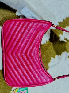 Steve Madden Pink Quilted Shoulder Bag