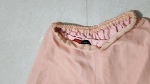 Peach color Flared palazzo