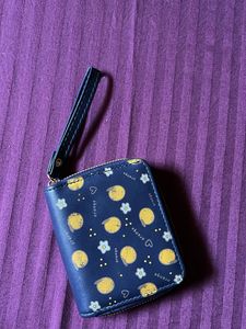 Cute Orange Print Wallet